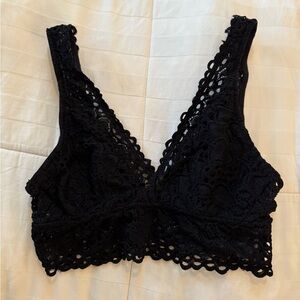 Aerie Black Lace Bralette